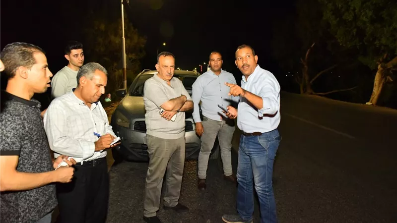 محافظ أسيوط يتفقدالمدخل الجنوبي ويوجه بتطوير ورفع كفاءة الإنارة