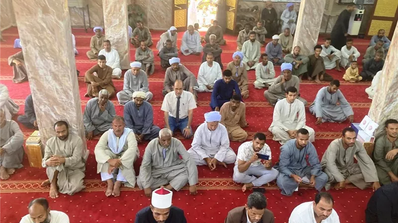 إفتتاح مسجد الصالحين بالحجز بحرى في أسوان