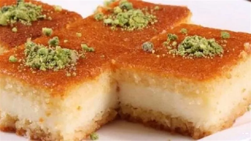 وصفة الهريسة بالقشطة الشهية