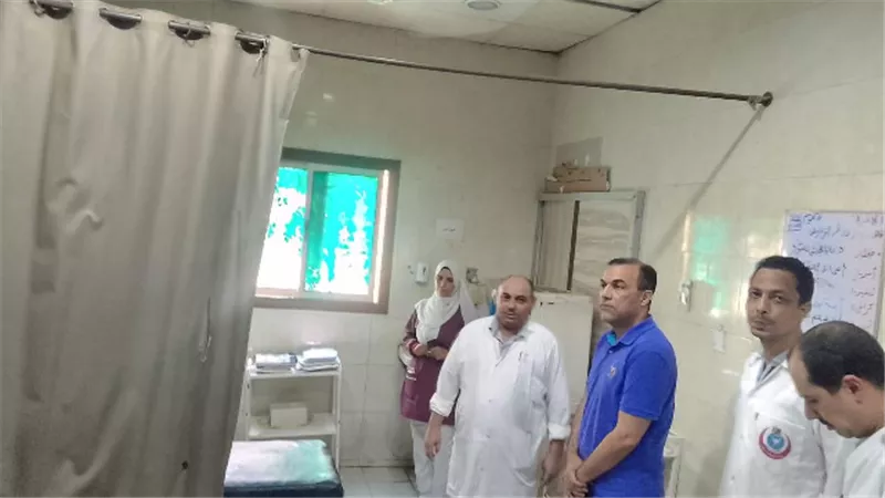 وكيل صحة البحيرة يفاجى مستشفى ابو حمص العام