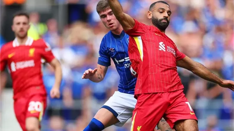 ديلي ميل تتغني بما قدمه محمد صلاح مع ليفربول أمام إبسويتش تاون