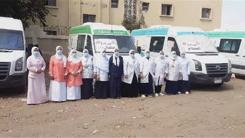 الكشف على 1032 مريضا فى قافلة طبية لقرية الروضة مركز بلقاس