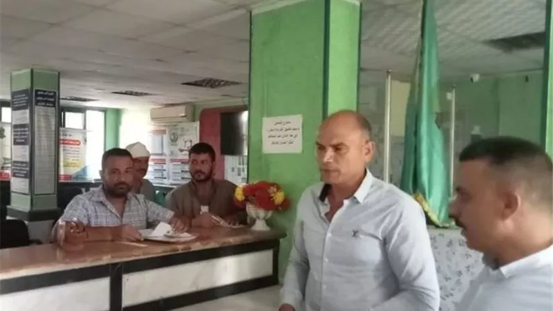 رئيس مدينة مطاى يتابع العمل بالمركز التكنولوجي
