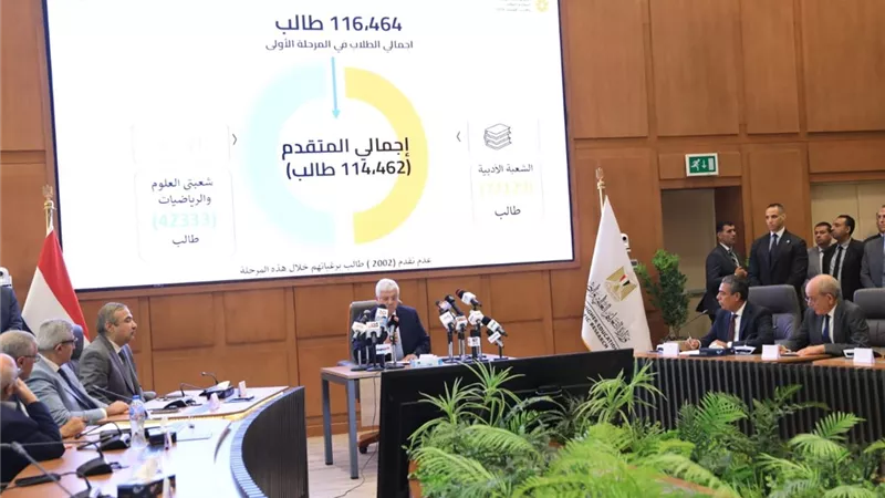 تنسيق المرحلة الأولى 2024..توزيع 114462 طالباً على الجامعات والمعاهد