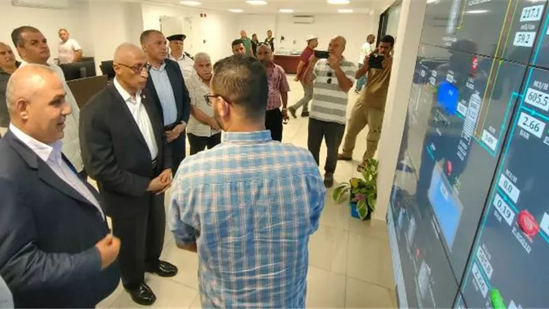 محافظ شمال سيناء يتفقد محطة المياه بالكيلو 17 غرب العريش