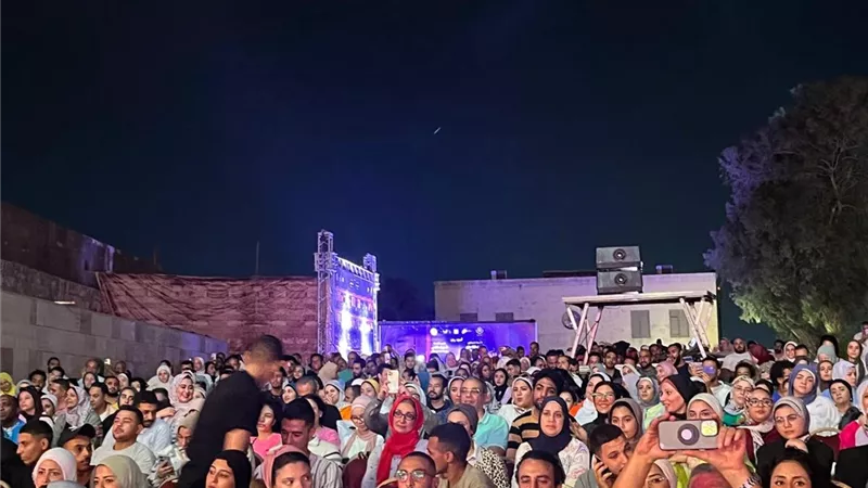 اقبال جمهور مهرجان القلعة على حفل عمرو سليم وحمزة نمرة