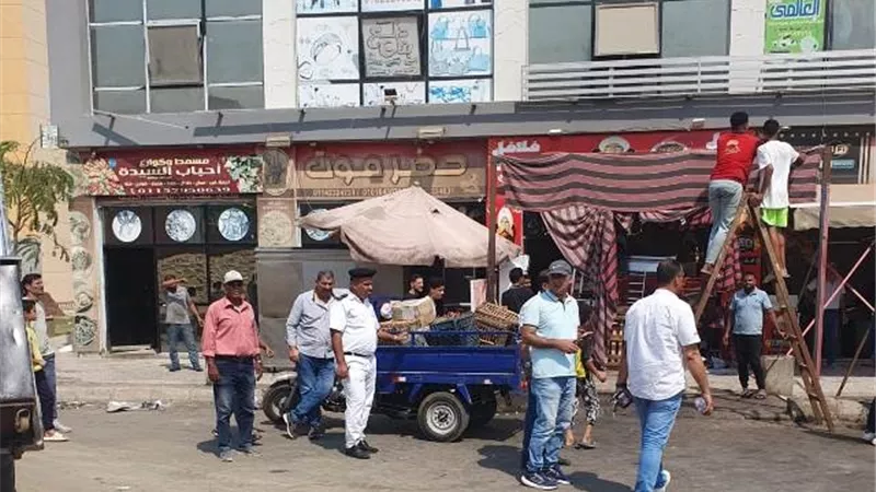جهاز بدر يشن حملة مكبرة لإزالة الإشغالات بأحياء الإسكان الإجتماعى