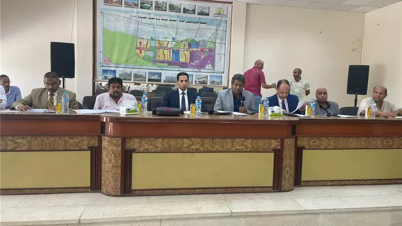 بيع محال تجارية ببرج العرب الجديدة واستكمال أعمال الطرق بالمدينة