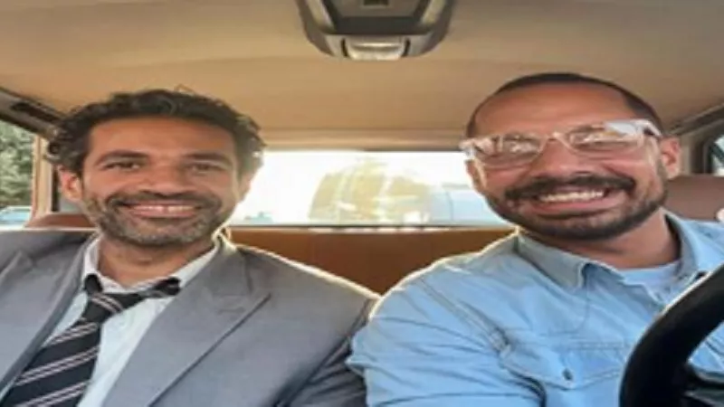 صدقى صخر وعمرو وهبة فى 