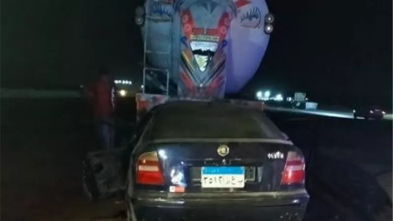 مصرع طبيب وإصابة شقيقه في حادث بطريق وادي النطرون فى البحيرة