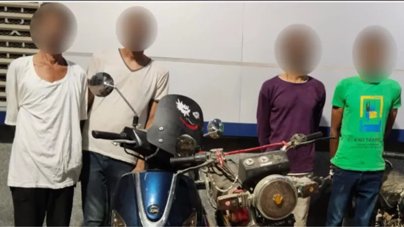 الكاميرا الخفية كشفت عصابة سرقة الدراجات النارية