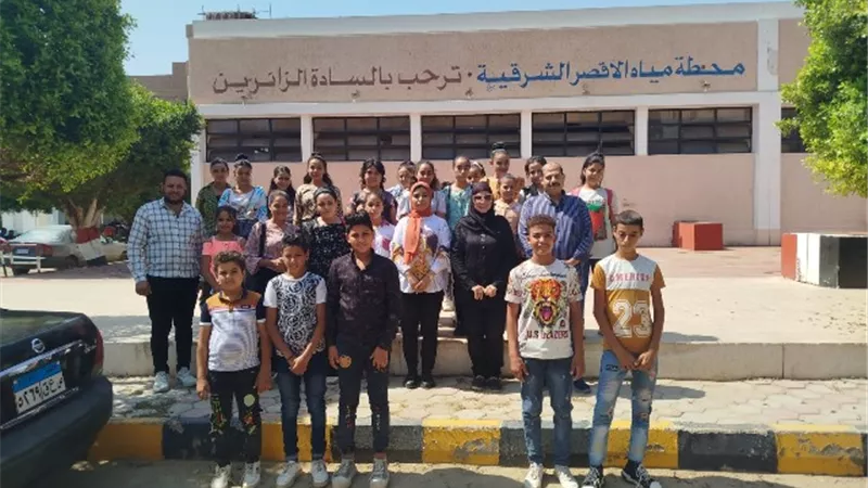مياه الاقصر تستقبل وفد أسقفية الخدمات لكنيسة العذراء بحاجر أرمنت