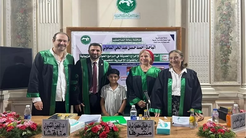 عضو المركز الإعلامي للأزهر يحصل على الماجستير فى الاخراج الحديث