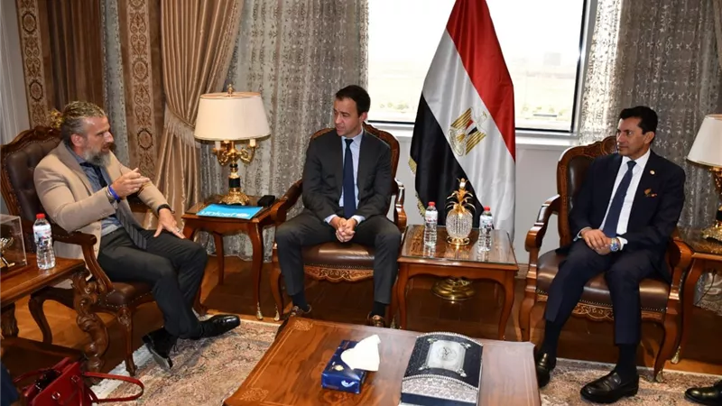 وزير الشباب يبحث التعاون مع ممثلي الأمم المتحدة ومنظمة اليونسيف