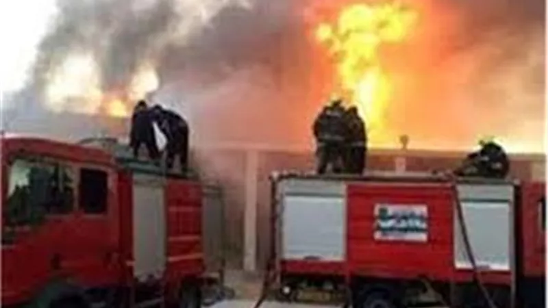 إصابة شخص في حريق بمصنع زيت بالشرقية