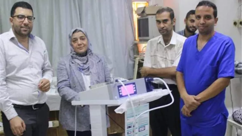 تركيب جهاز التبريد بقسم الصدرية بمستشفيات جامعة بني سويف
