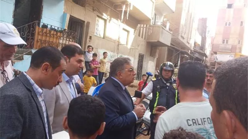 محافظ الدقهلية يقوم بجولة مفاجئة علي المخابز بقرية ويش الحجر