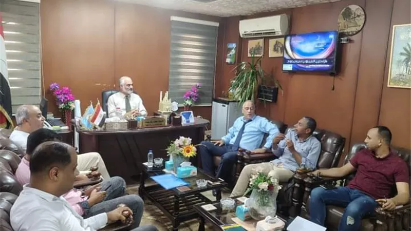 رئيس مدينة سيوة يستقبل لجنة تقييم الاداء بوزارة التنمية المحلية