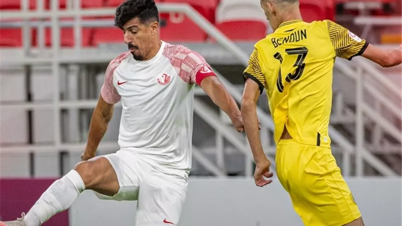 التعادل يحسم الشوط الأول من مواجهة قطر أمام الشمال بالدورى القطرى