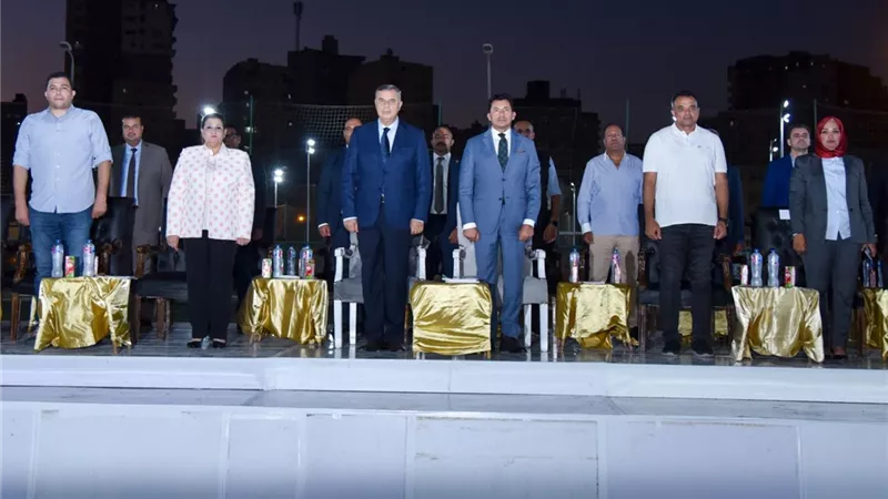 وزير الشباب ومحافظ الإسكندريةيشهدان نهائي مونديال حياة كريمة