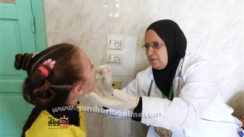 علاج ١٩١٤ مواطنا بالمجان في قافلة طبية بدمياط