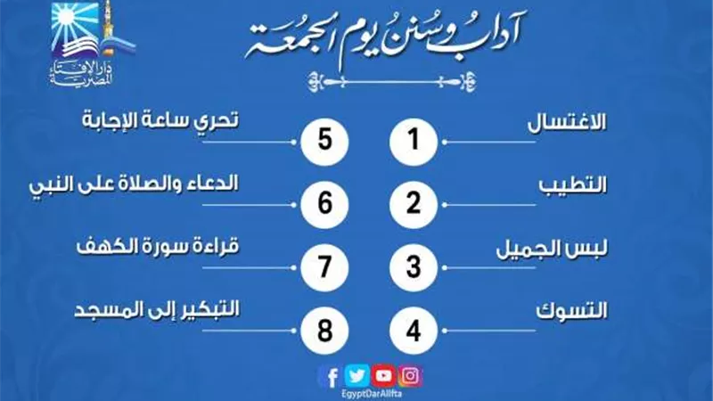 سُنن وآداب يوم الجمعة..من الهدي النبوي