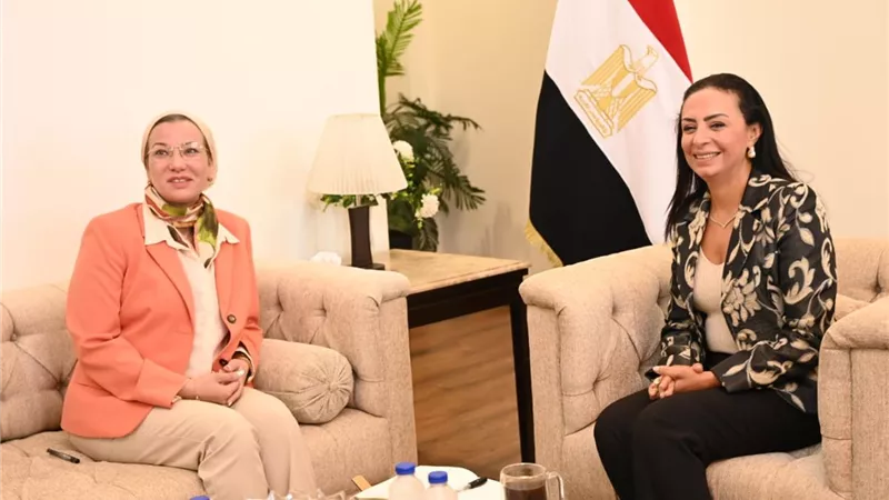 وزيرتا التضامن والبيئة تبحثان التعاون في عدد من المجالات
