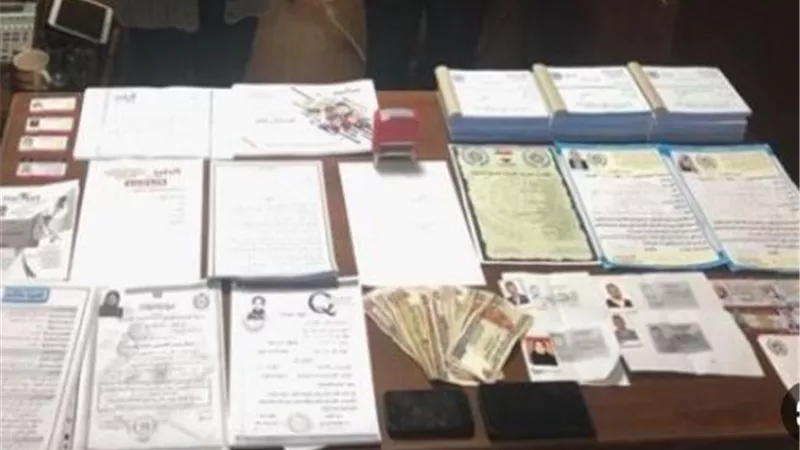 ضبط عصابة تزوير المحررات الرسمية القاهرة