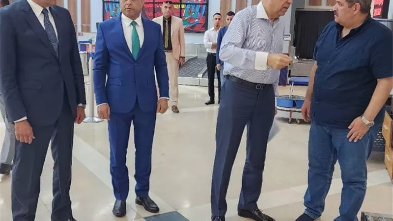 وزير الطيران يتفقد مطار العلمين الدولي للتأكد من جاهزيته
