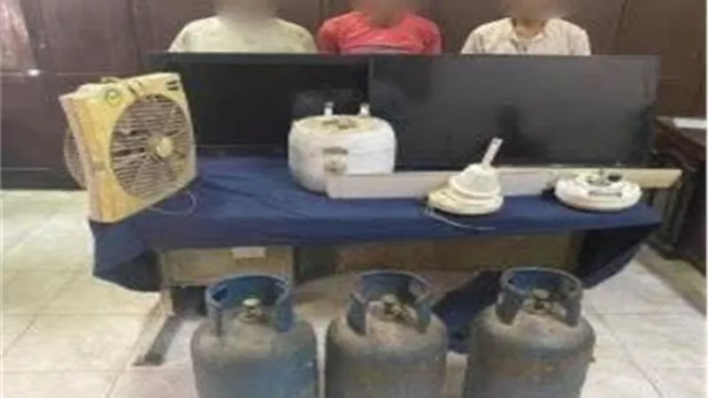 القبض على تشكيل عصابي تخصص في سرقة المساكن بروض الفرج
