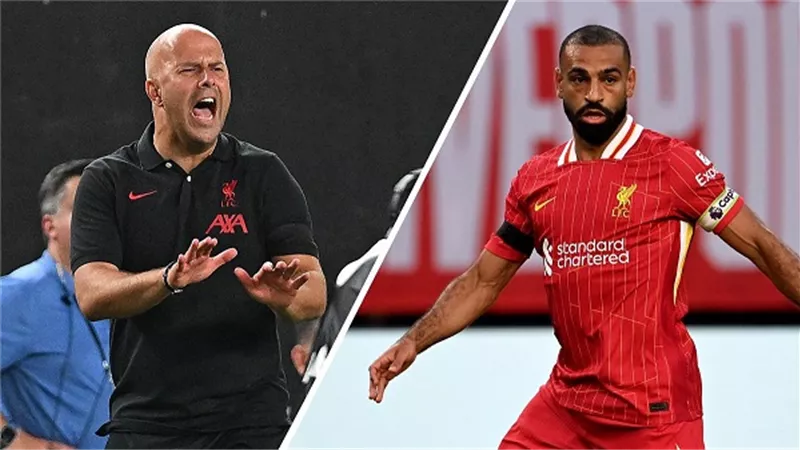 سلوت : نعمل على دمج محمد صلاح في جماعية ليفربول