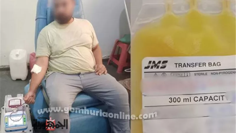 بدء التشغيل التجريبى لفصل الصفائح الدموية ببنك دم مستشفى دسوق