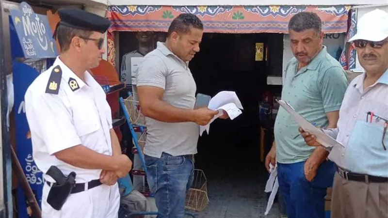حملات متنوعة لإزالة كافة المخالفات والإشغالات بدمياط الجديدة