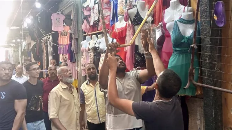 عودة الانضباط لمنطقة الساعة وباب سدره وعامود السوارى بكرموز