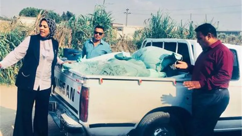 ضبط طن دقيق بلدي مدعم في الإسماعيلية