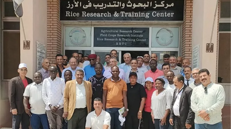 البحوث الزراعية تستقبل سفير تشاد بمحطة سخا