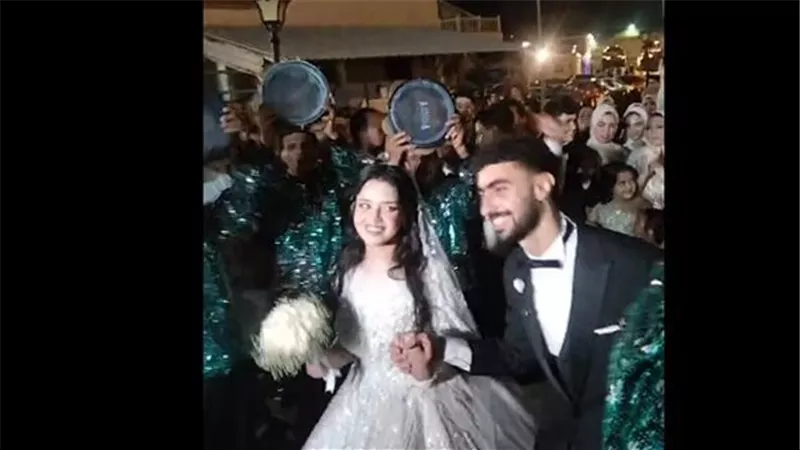 زياد كمال لاعب الزمالك يحتفل بزفافه فى مدينة رأس البر