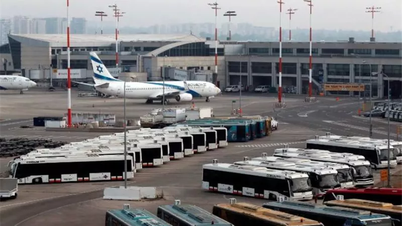 إعلان حالة الطوارئ في إسرائيل وتعليق الرحلات بمطار بن جوريون