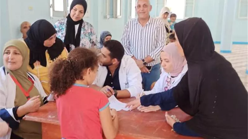 قافله سكانية بعزبة جاد التابعة لقرية طيبه الدلنجات
