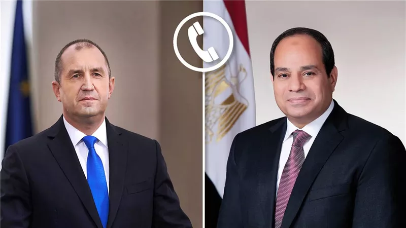 الرئيس السيسي يستعرض مع نظيره البلغاري جهود مصر للتوصل إلى وقف إطلاق النار بغزة
