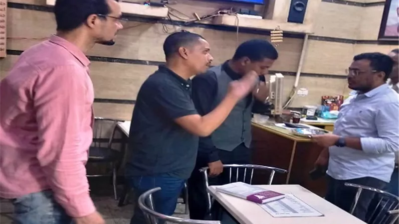 حملة تفتيش مشتركة لضبط وتحرير محاضر لممارسة أنشطة بدون تراخيص