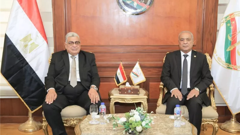رئيسا مجلس الدولة وهيئة النيابة الإدارية يناقشان تعزيز التعاون في المجالات القضائية