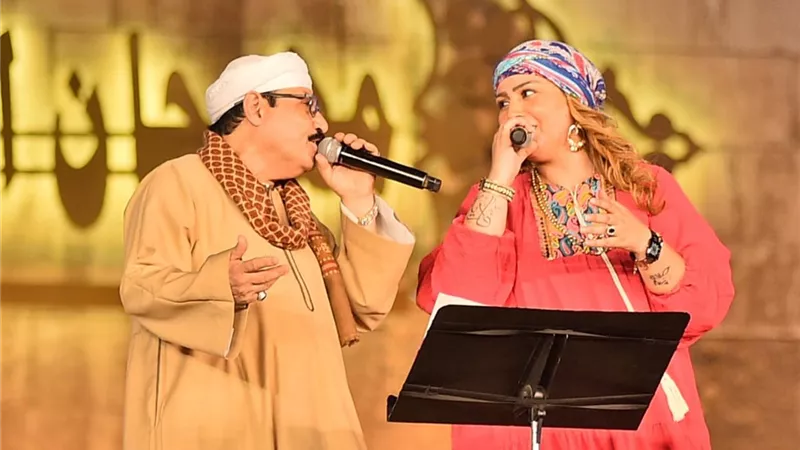 فريق المواويل يبهج جمهور مهرجان القلعة بالفلكلور الشعبى