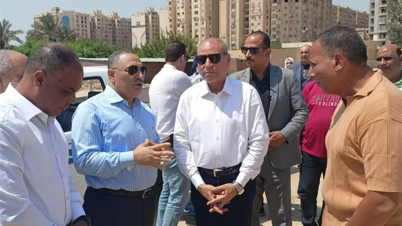 توجيهات رئاسية بحصر الأراضي وموقف التعديات بمحور 