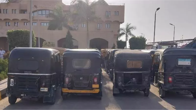 جهاز مدينة بدر يصادر 10 تكاتك ويشن حملة إشغالات وإزالات.. بالصور