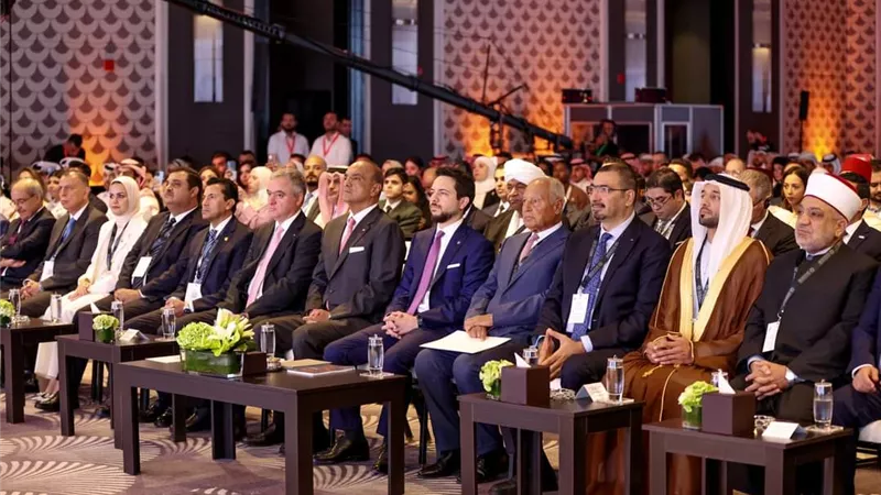 صبحي والأمير الحسين يشهدان افتتاح المنتدى الدولي للشباب بالأردن