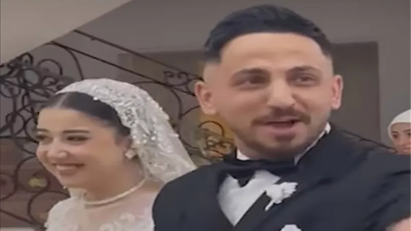 الجمهورية أون لاين تنفرد بنشر صور عريس الشرقية مع عروسه قبل وفاته ليلة الزفاف