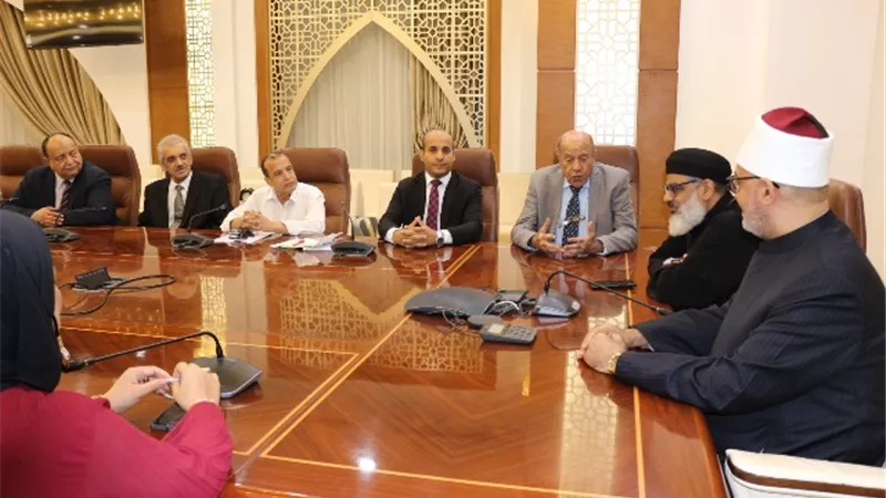 المفتي:مسئوليتنا مشتركة مع الأزهر وبيت العائلة لنشر ثقافة العيش