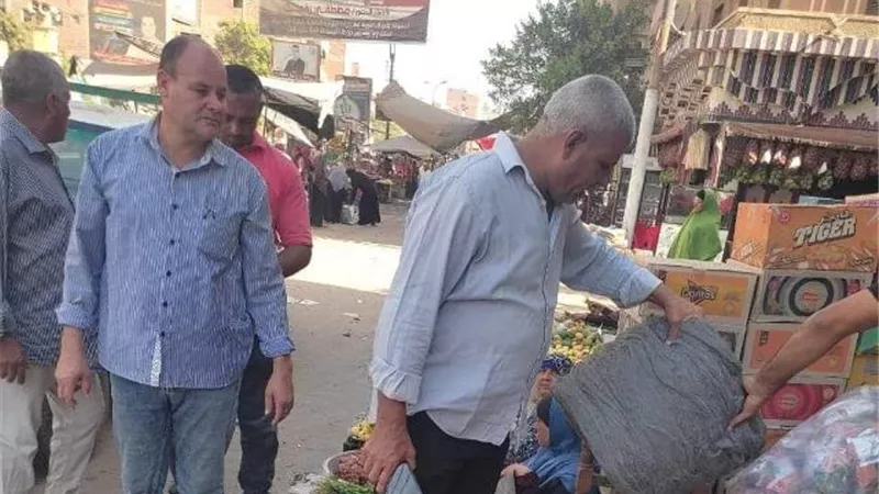 إزالة 488 حالة إشغال بشوارع 3 مراكز بالمنيا