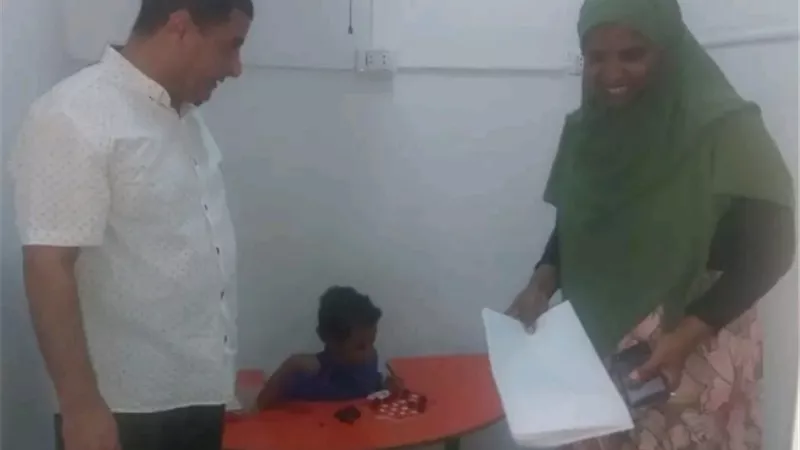 وكيل وزارة الشباب بالبحر الأحمر يفاجئ مركز التخاطب وتنمية المهارات